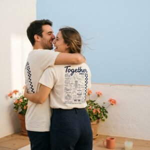 Camiseta personalizada para parejas · Nuestra historia