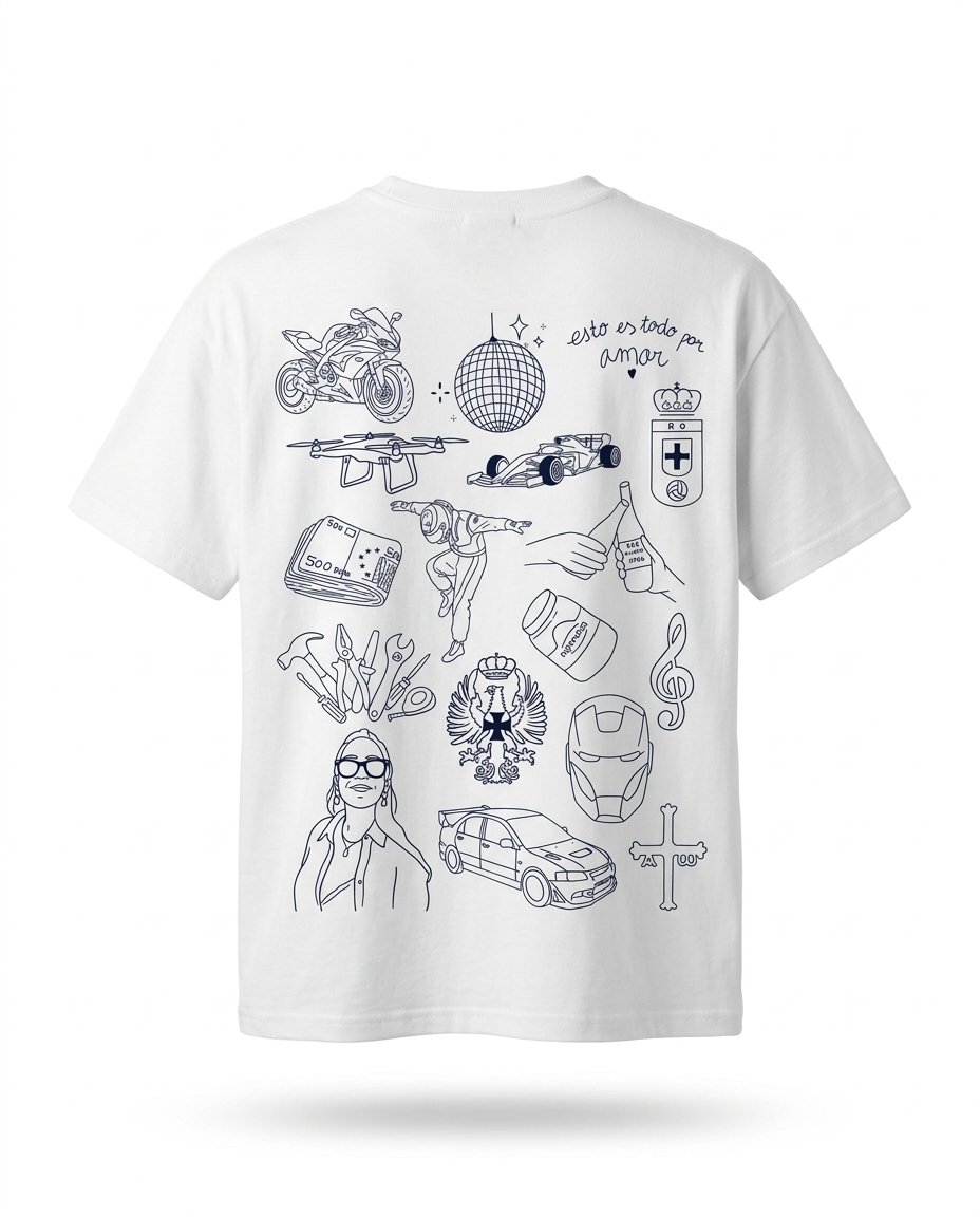 Camiseta personalizada para parejas · Nuestra historia - Imagen 7